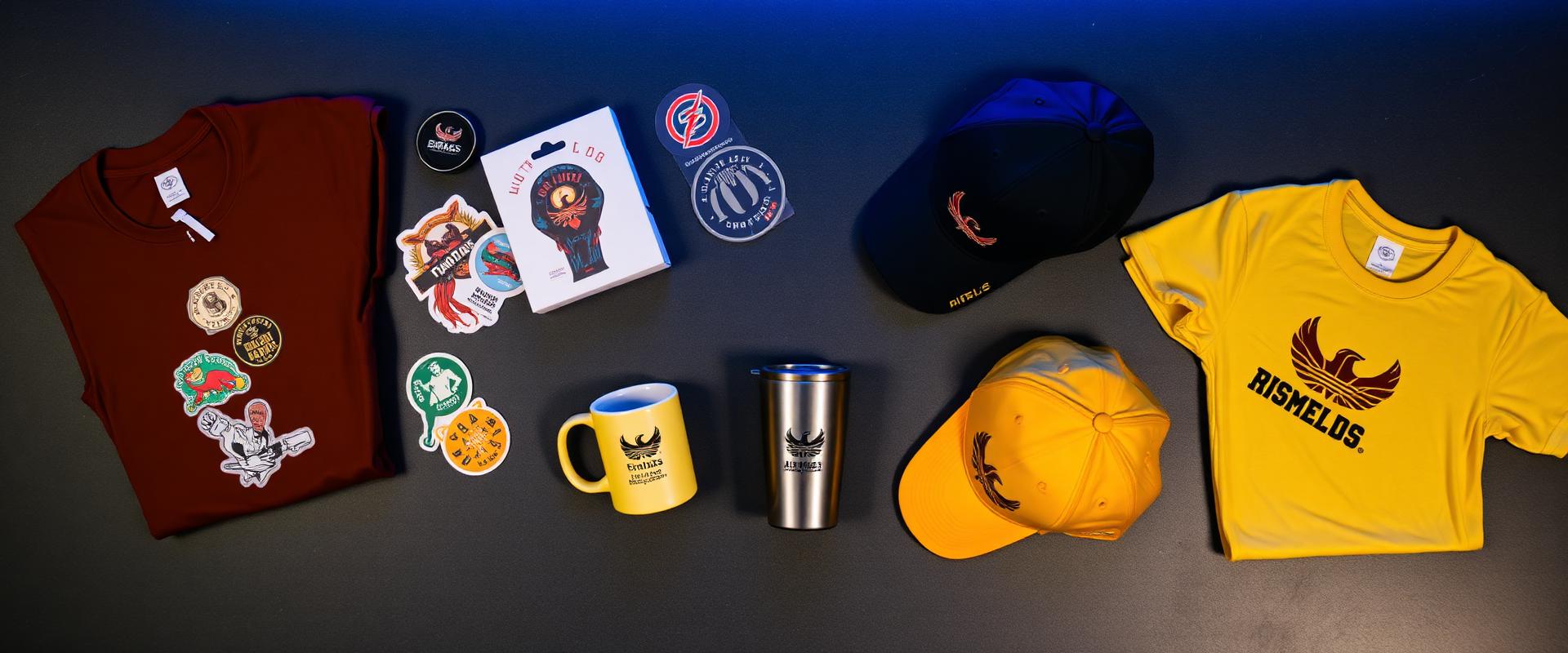 Custom merchandise showcase